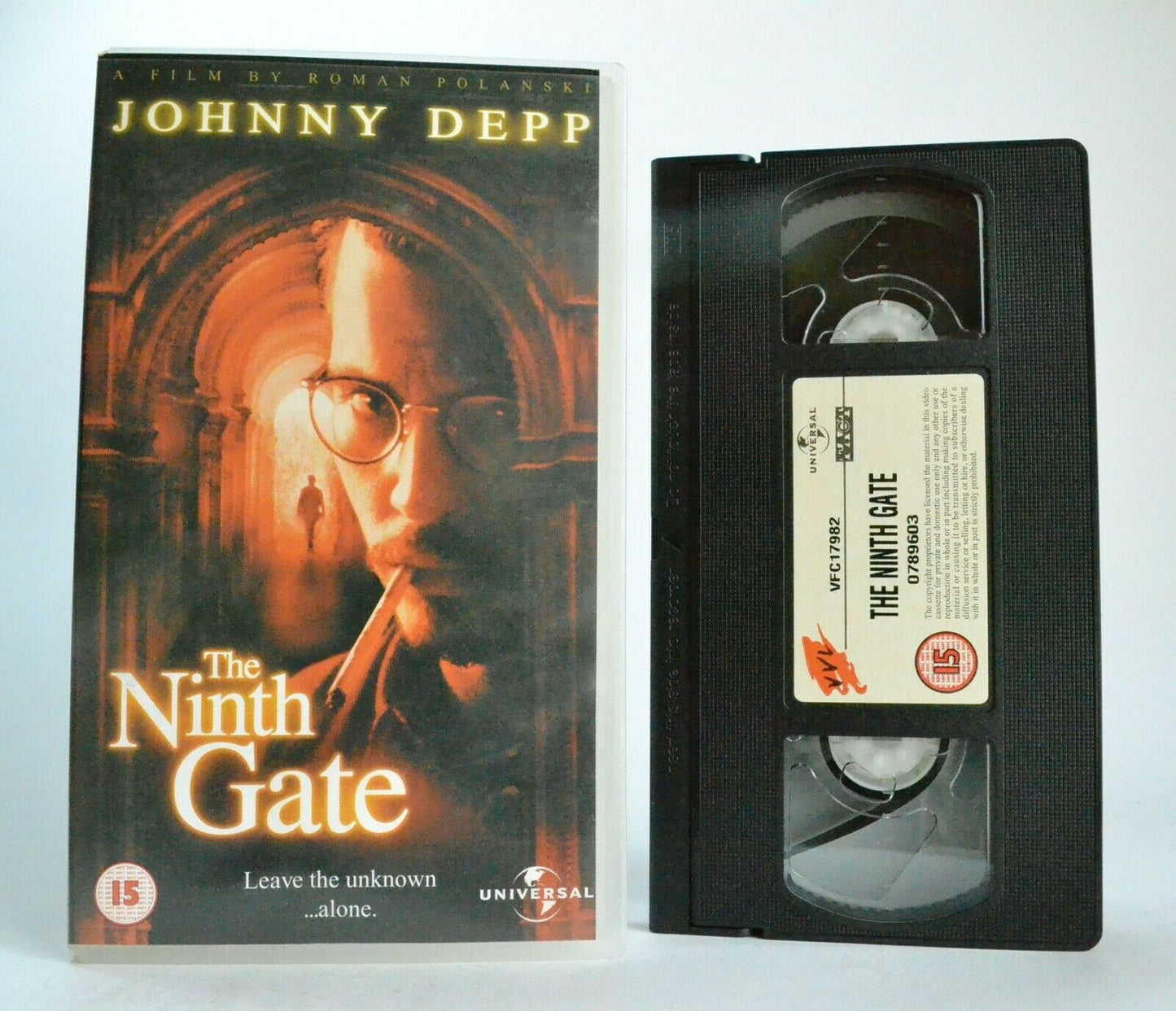 The Ninth Gate: R.Polanski Film (1997) - Thriller - Devil Book - J.Depp - VHS-