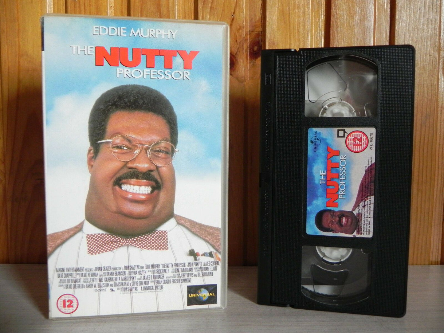 The Nutty Professor - Universal - Comedy - Eddie Murphy - Jada Pinkett - Pal VHS-