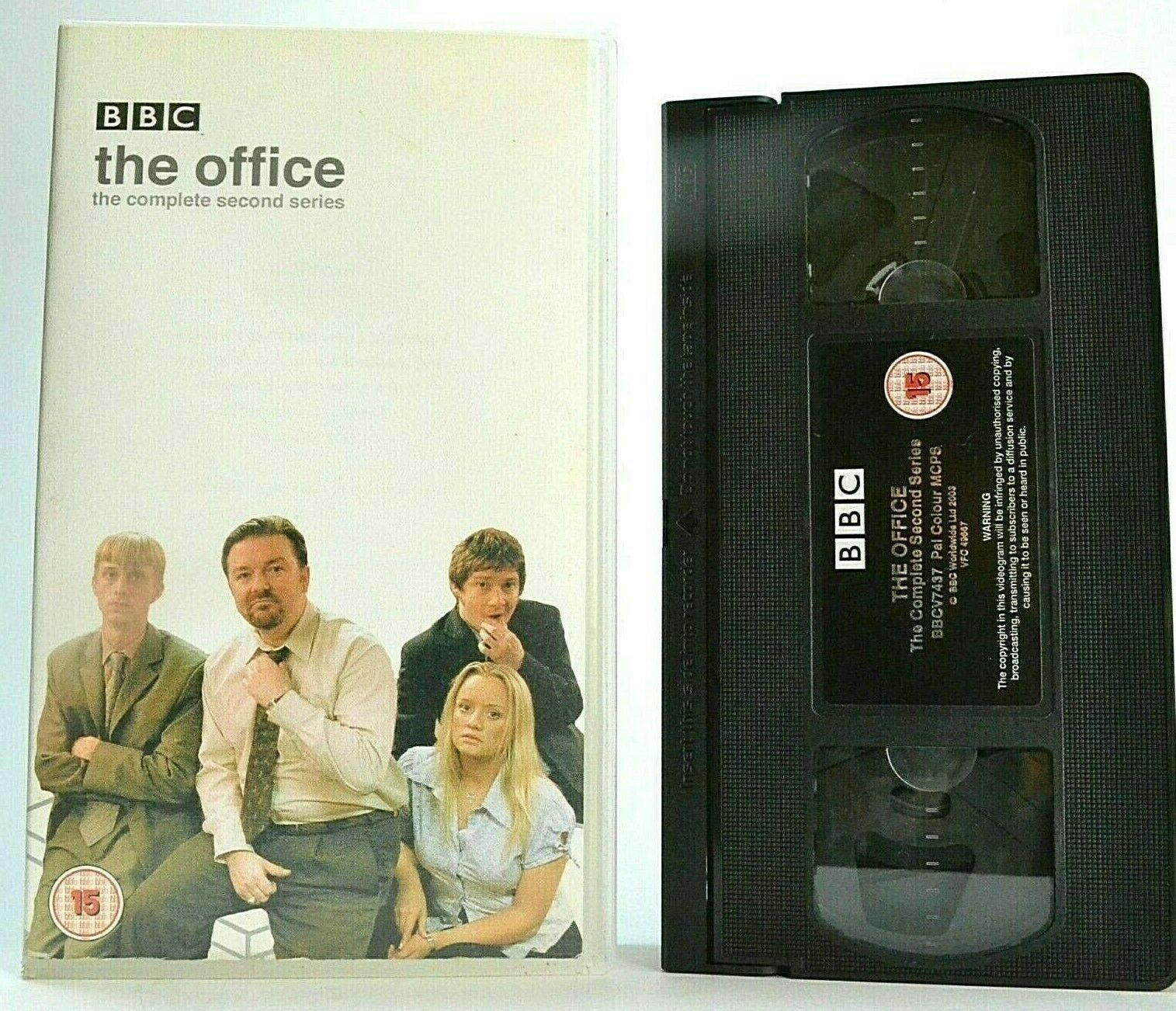 The Office: The Complete 2nd Series - Mockumentary Sitcom - Ricky Gervais - VHS-