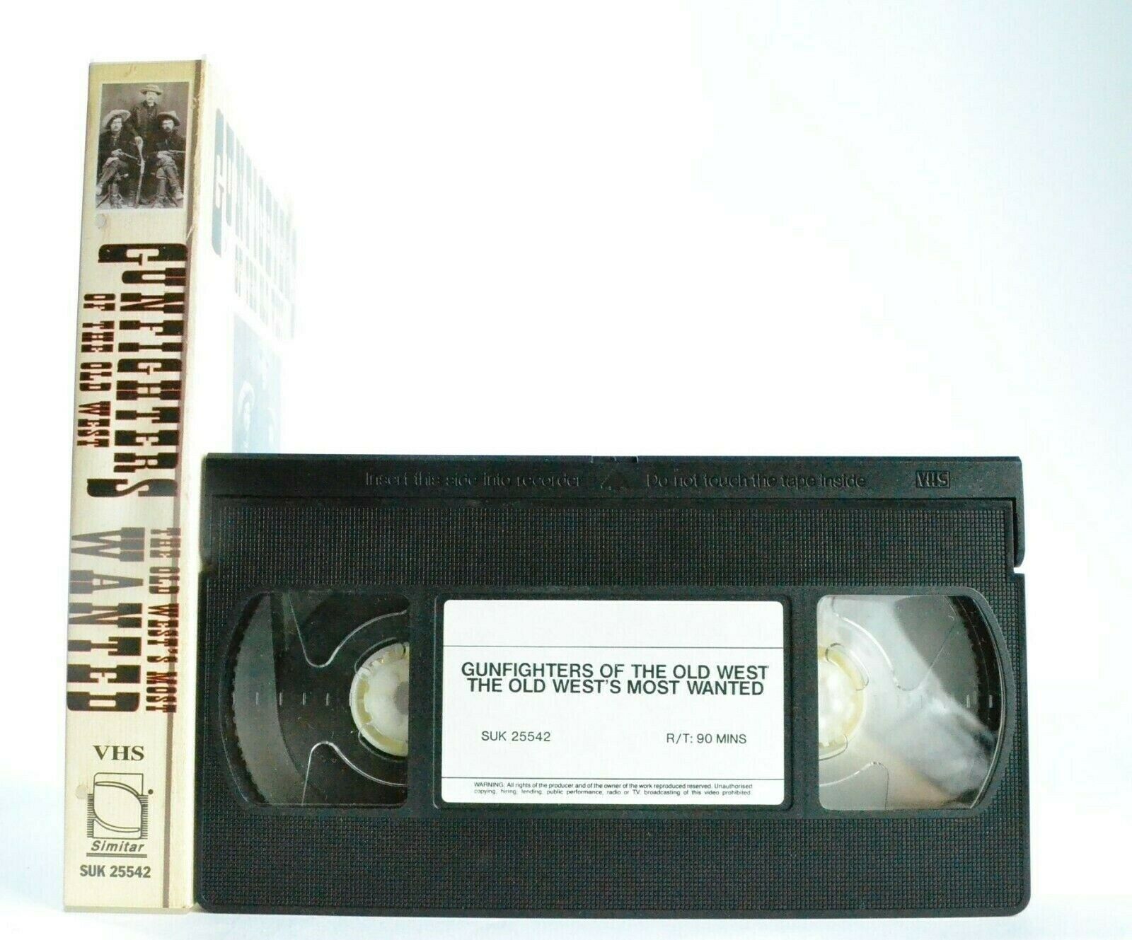 The Old West Most Wanted Gunfighters - Billy The Kid - Pat Garrett - Pal VHS-