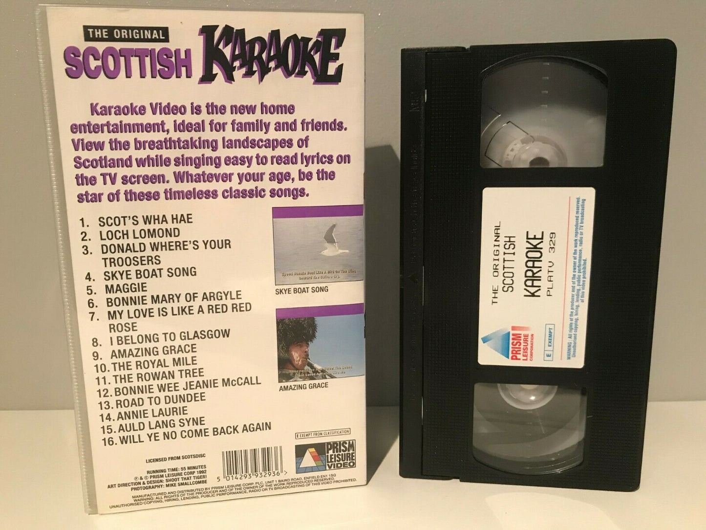 The Original Scottish Karaoke: 'Scot's WhaHae' - 'Amazing Grace' - 'Pal VHS-