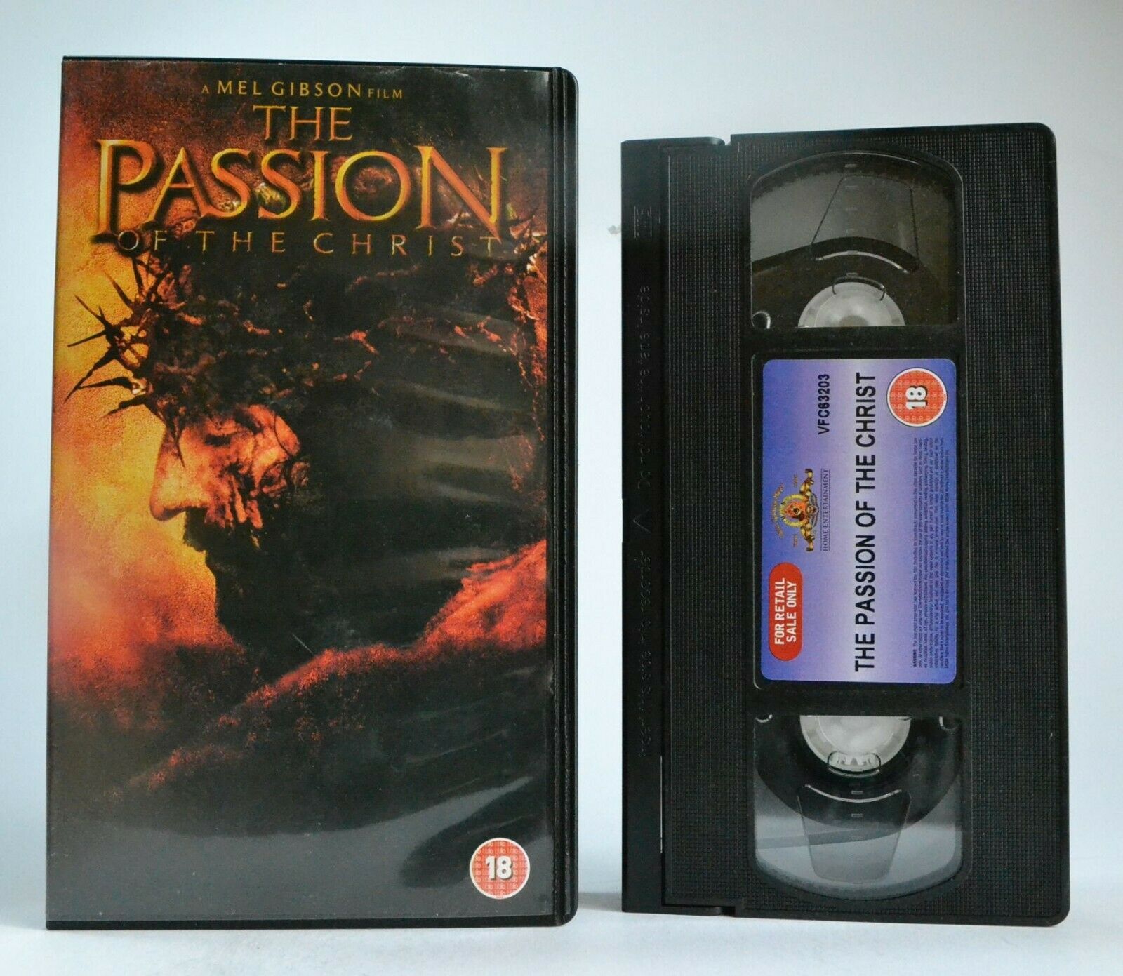 The Passion Of The Christ (2004): An Mel Gibson Film - Biblical Drama - Pal VHS-