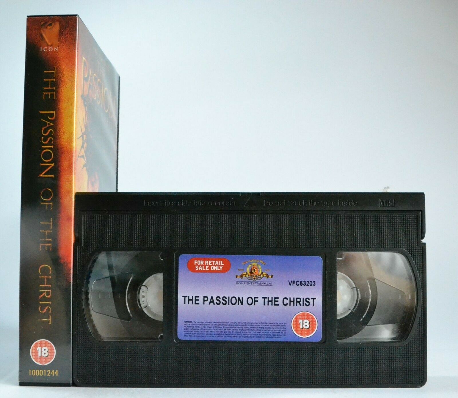 The Passion Of The Christ (2004): An Mel Gibson Film - Biblical Drama - Pal VHS-