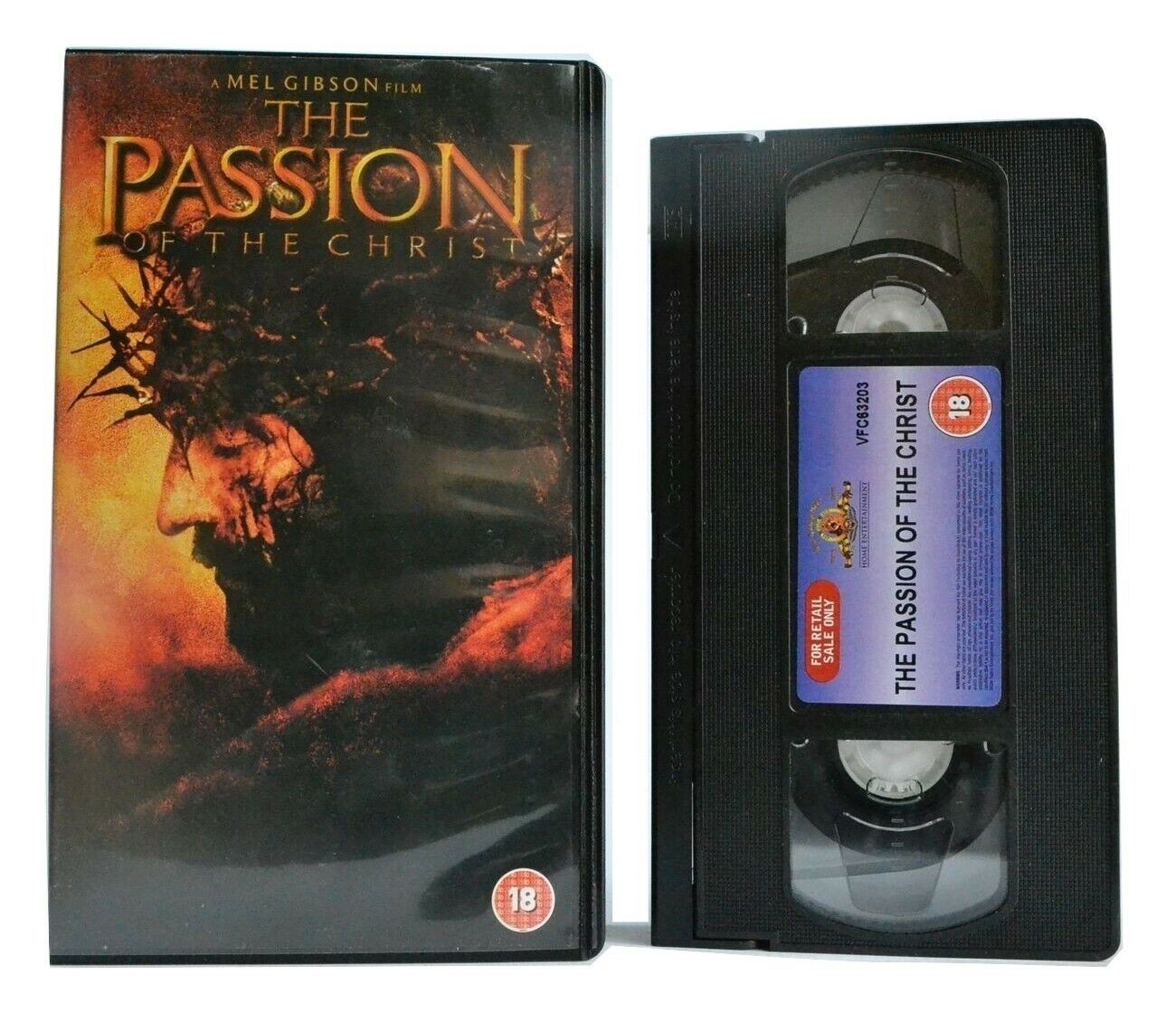 The Passion Of The Christ (2004): An Mel Gibson Film - Biblical Drama - Pal VHS-