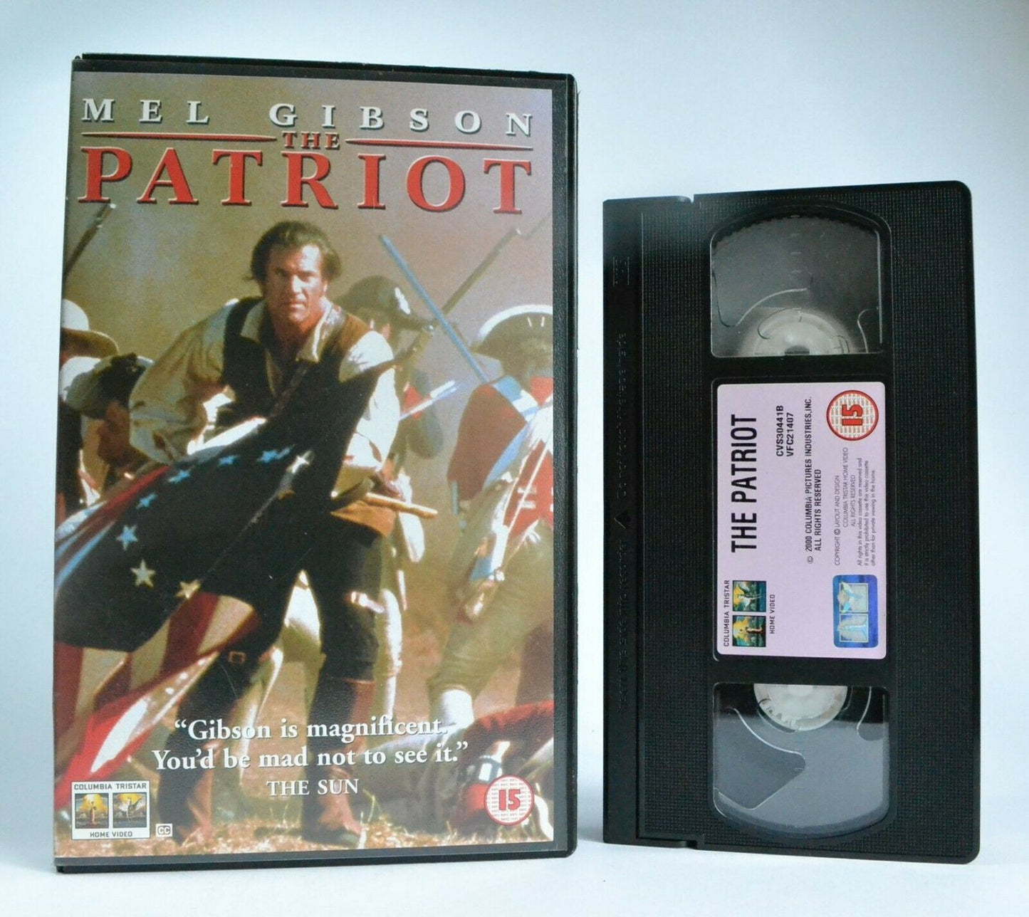 The Patriot: Historical Fiction War Drama - American Revolutionary War - Pal VHS-