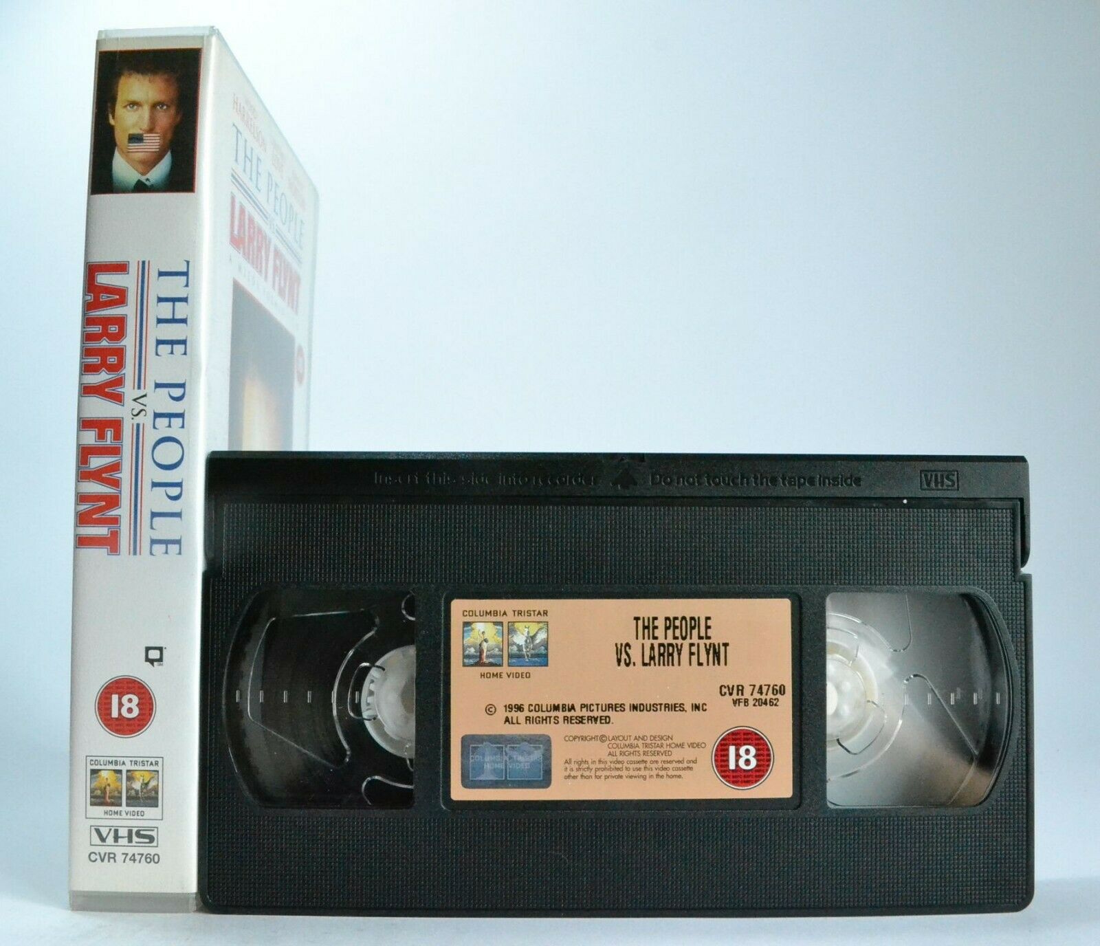 The People Vs. Larry Flint: Milos Forman Film (1996) - Biographical Drama - VHS-