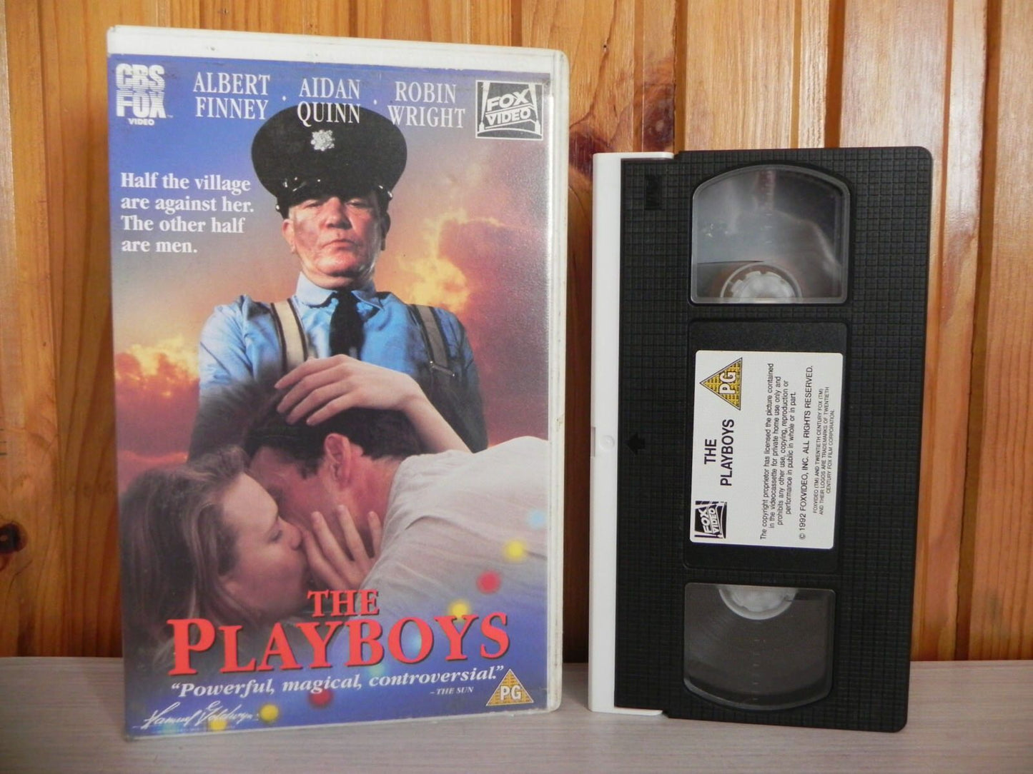 The Playboys - Robin Wright - Controversial Drama - Big Box - Ex-Rental - VHS-