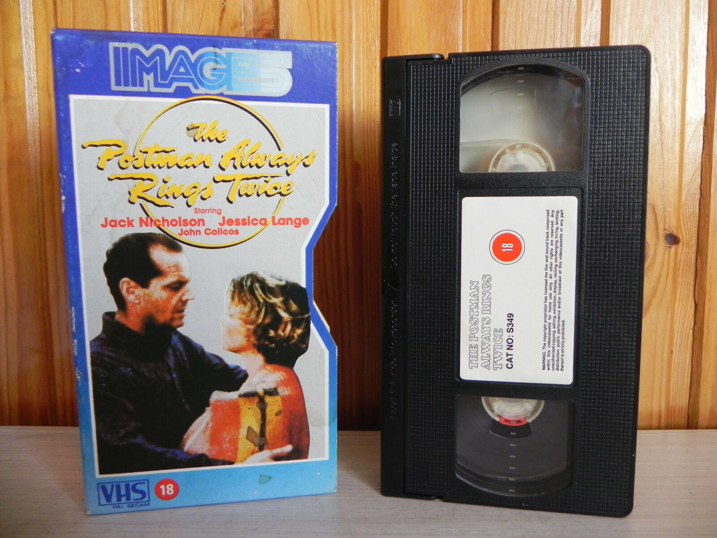 The Postman Always Rings Twice (1981): Drama - Carton Box - Jack Nicholson - VHS-