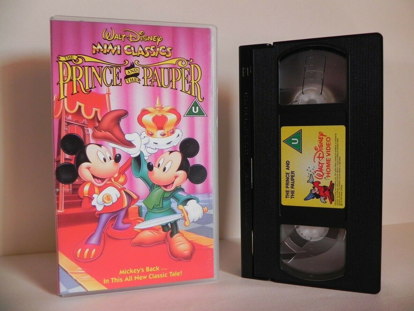 The Prince And The Pauper - Walt Disney - Classic Animation - Children's - VHS-