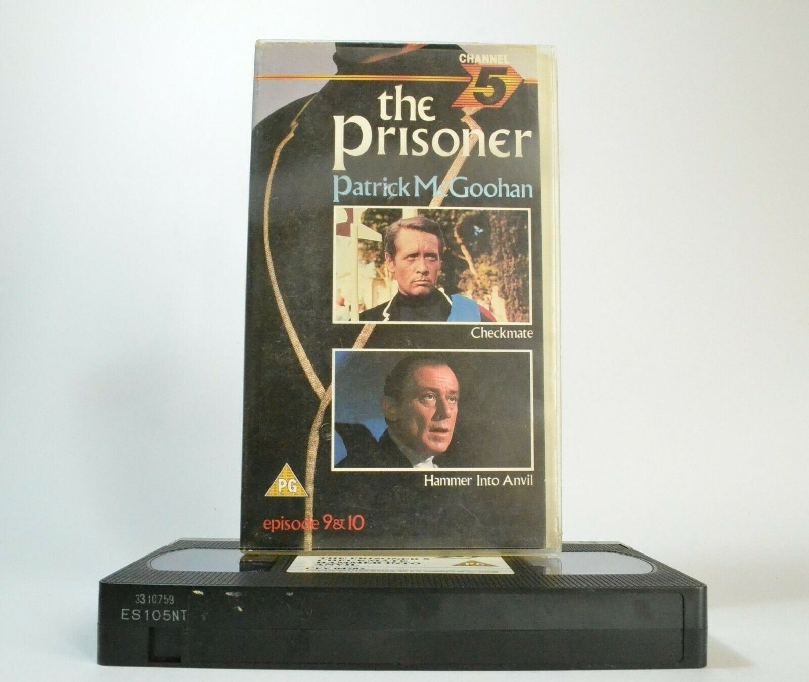 The Prisoner [Channel 5]: Checkmate (Ep. 9/10) [Patrick McGoohan] - Pal VHS-