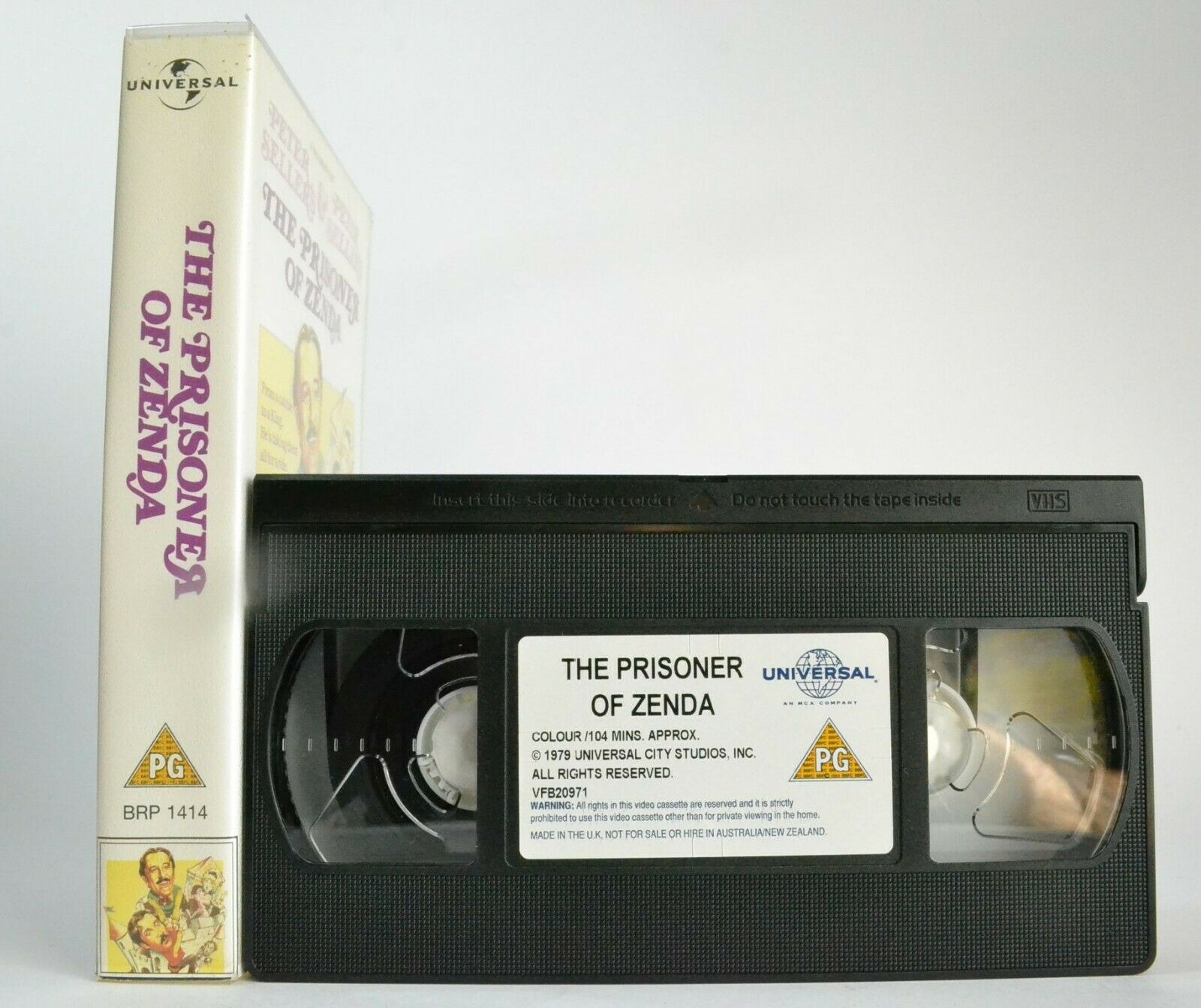 The Prisoner Of Zenda (1979); [Anthony Hope] - Parody - Peter Sellers - Pal VHS-