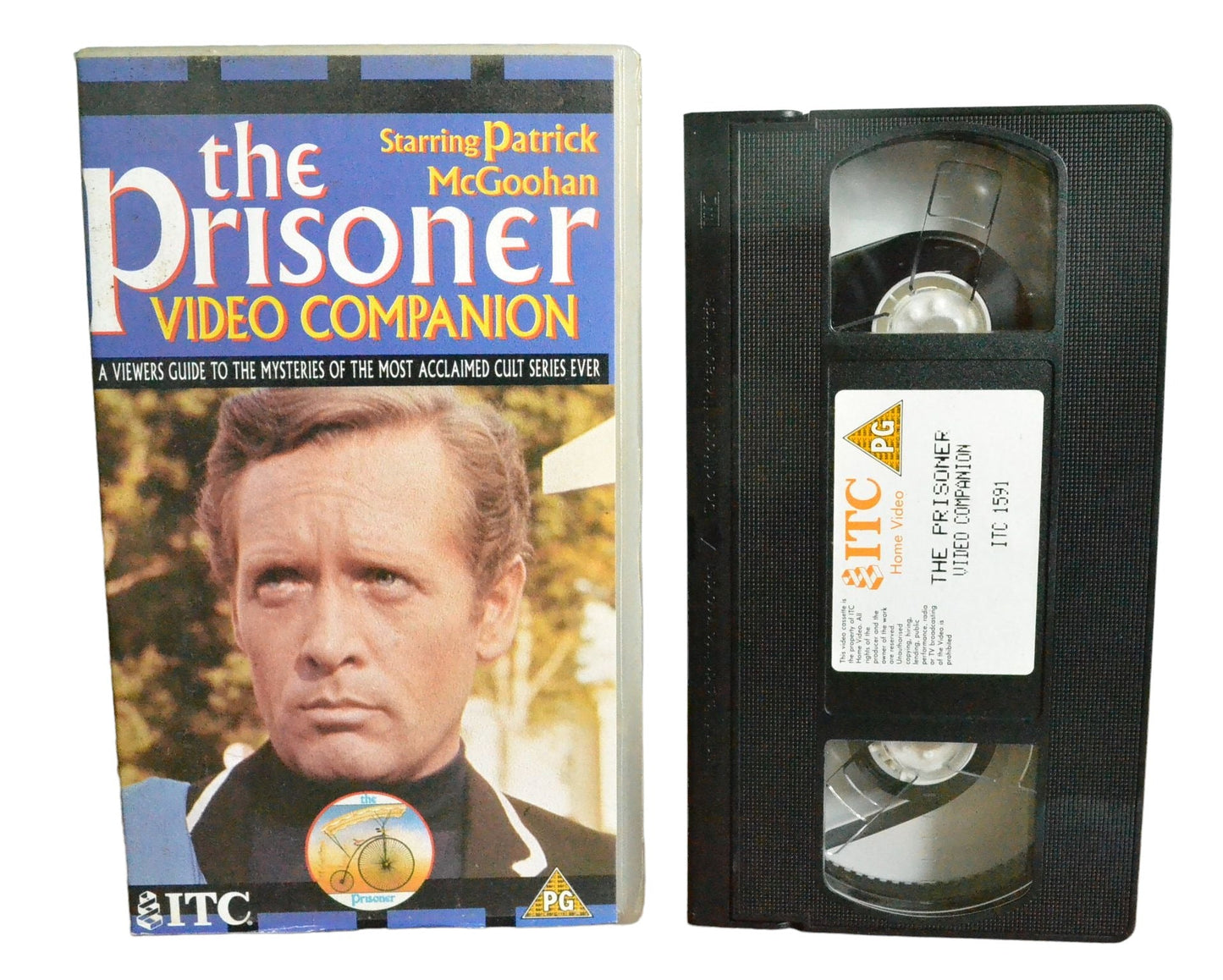 The Prisoner Video Companion - George Baker - ITC Home Video - ITC1591 - Drama - Pal - VHS-