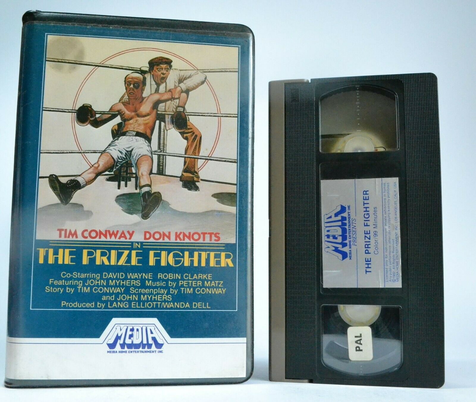 The Prize Fighter (Media) - Big Box - Pre Cert - Ex Rental - Tim Conway - VHS-