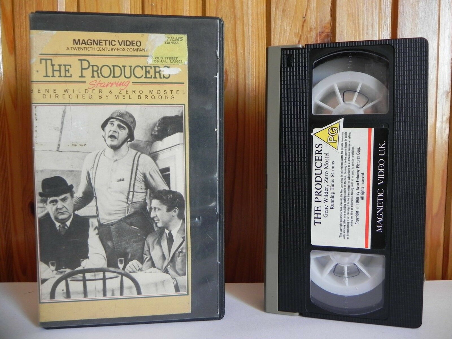 The Producers - Magnetic Video - Comedy - Pre-cert - Gene Wilder - Pal VHS-