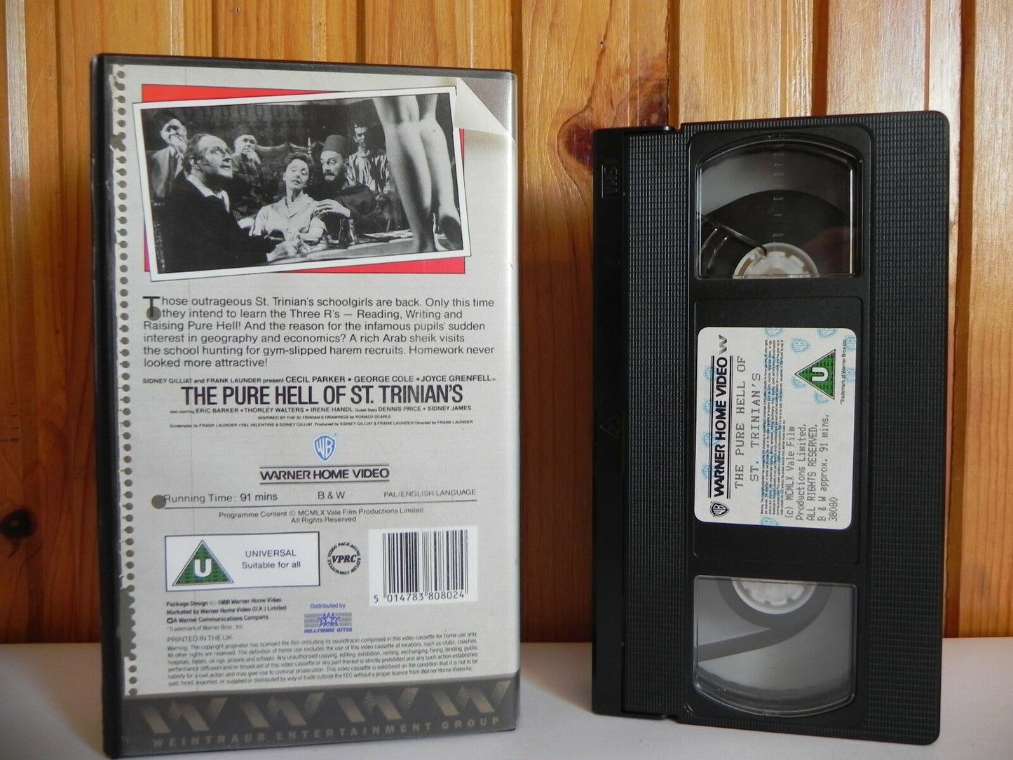 The Pure Hell Of St. Trinian's - Warner Home - Cecil Parker - George Cole - VHS-