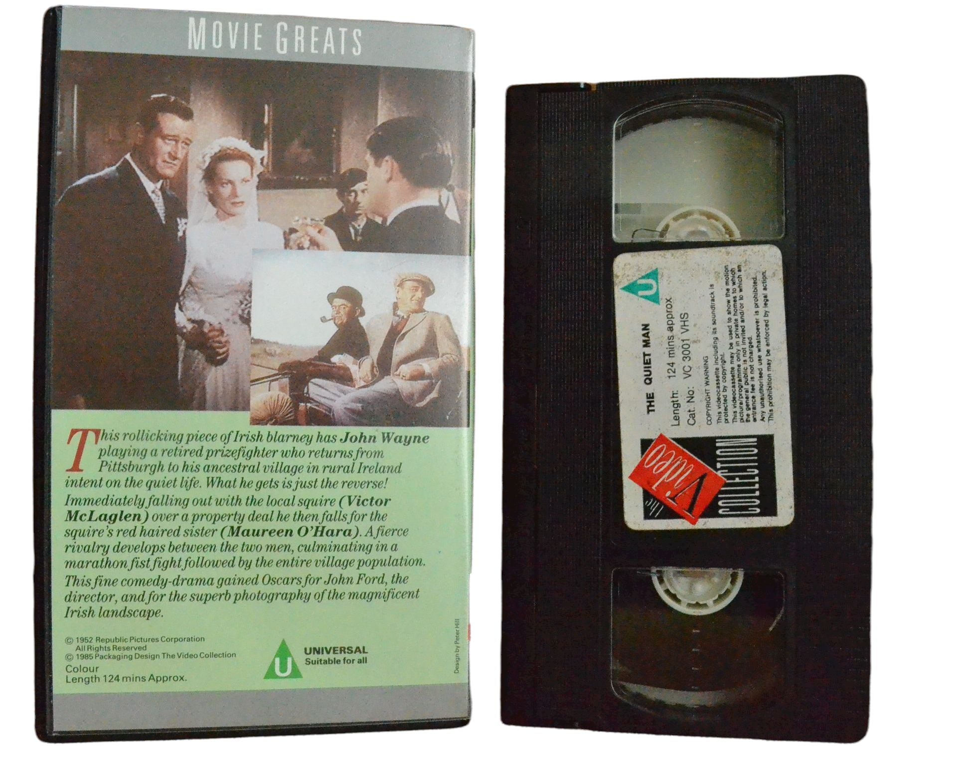 The Quiet Man - John Wayne - The Video Collection - Vintage - Pal VHS-