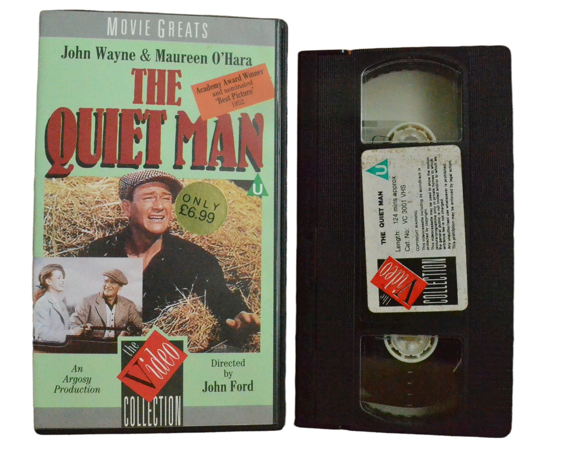 The Quiet Man - John Wayne - The Video Collection - Vintage - Pal VHS-