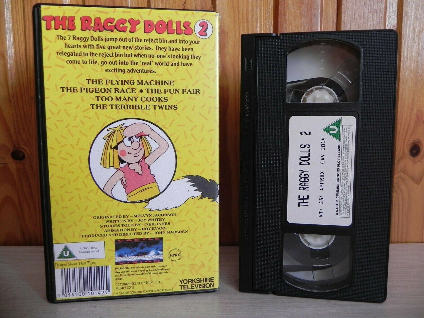 The Raggy Dolls 2 - 5 Programmes As Seen On TV - Castle Vision - Kids - Pal VHS-