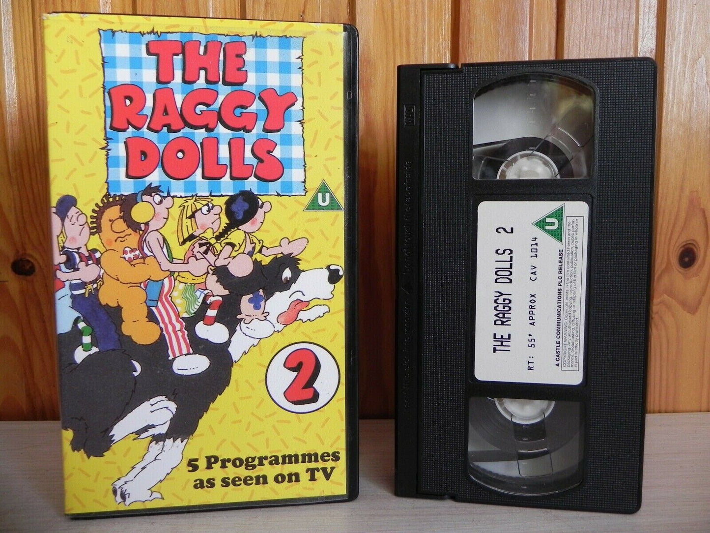 The Raggy Dolls 2 - 5 Programmes As Seen On TV - Castle Vision - Kids - Pal VHS-