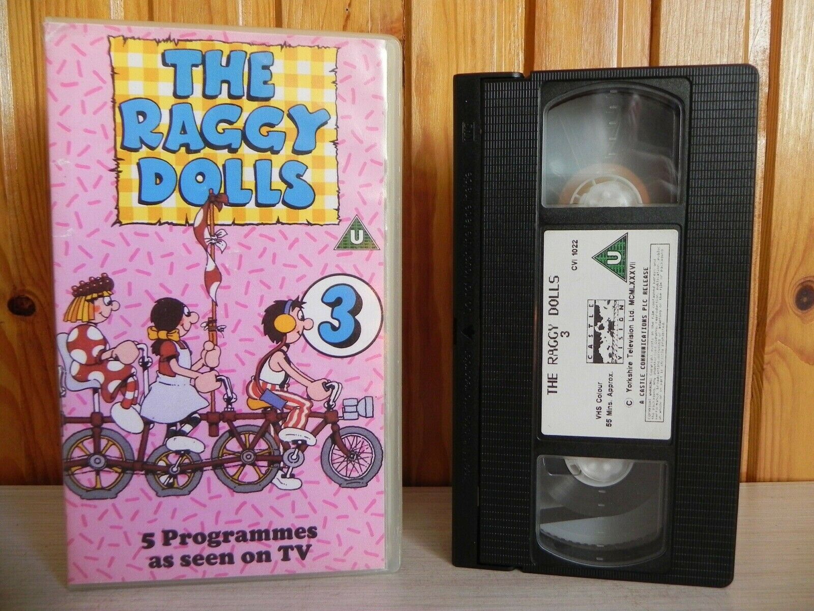 The Raggy Dolls 3 - 5 Programmes As Seen On TV - Cartoon - Children - Pal VHS-