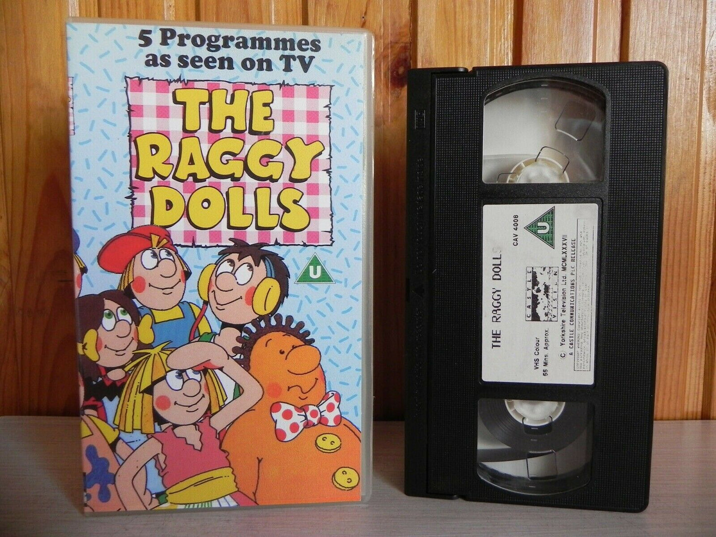 The Raggy Dolls - Castle Vision - 5 Programmes As Seen On TV - Cartoon - Pal VHS-