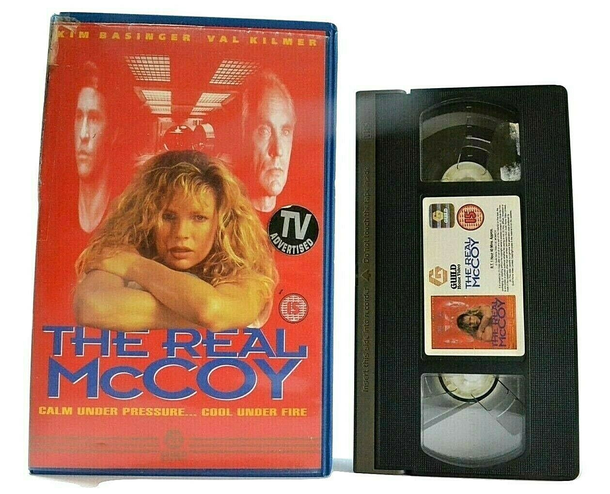 The Real McCoy: Crime Thriller [Large Box] Kim Basinger / Val Kilmer - Pal VHS-