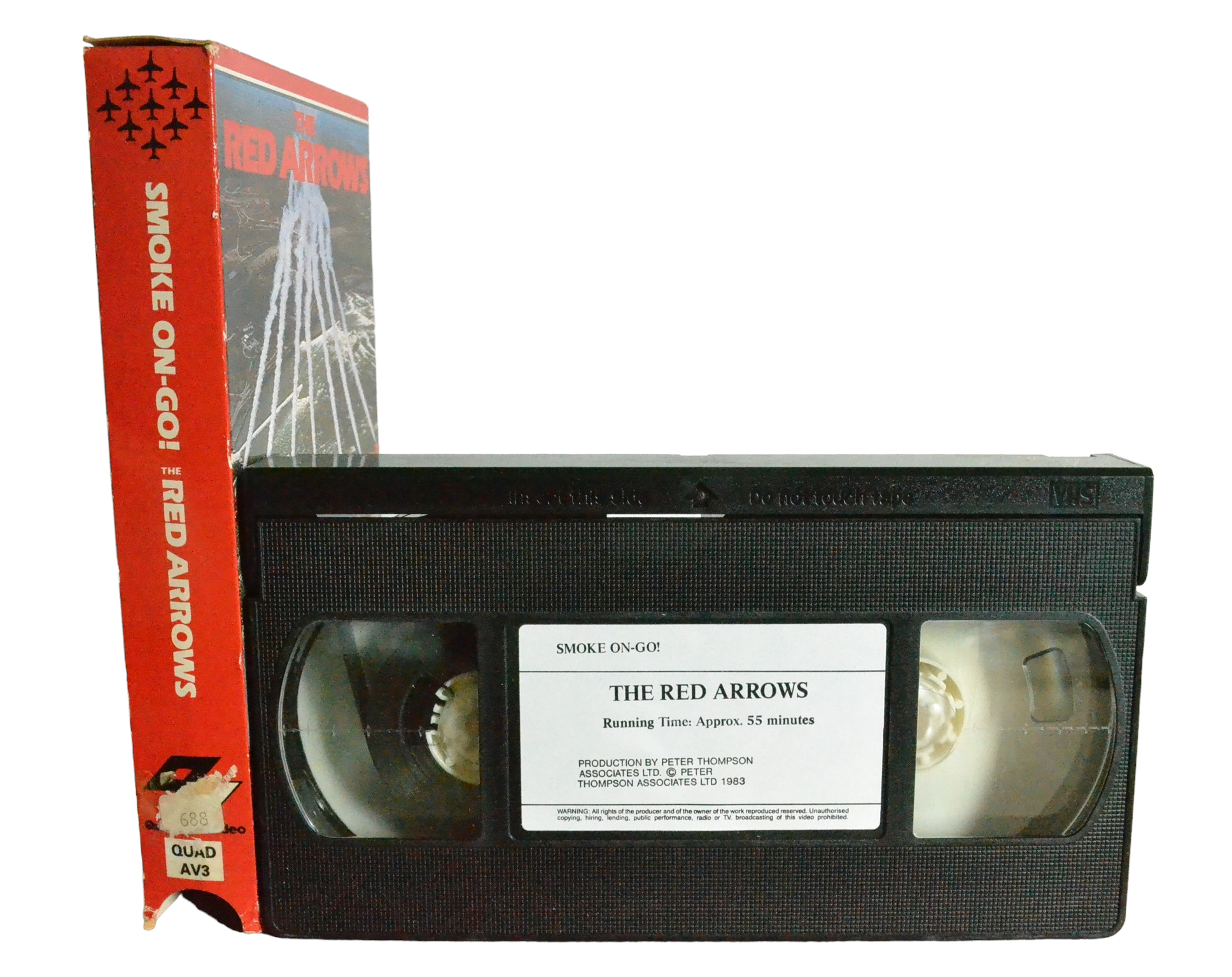 The Red Arrows - Ian Swann - Quadrant Video - QUAD AV3 - Carton - Pal - VHS-