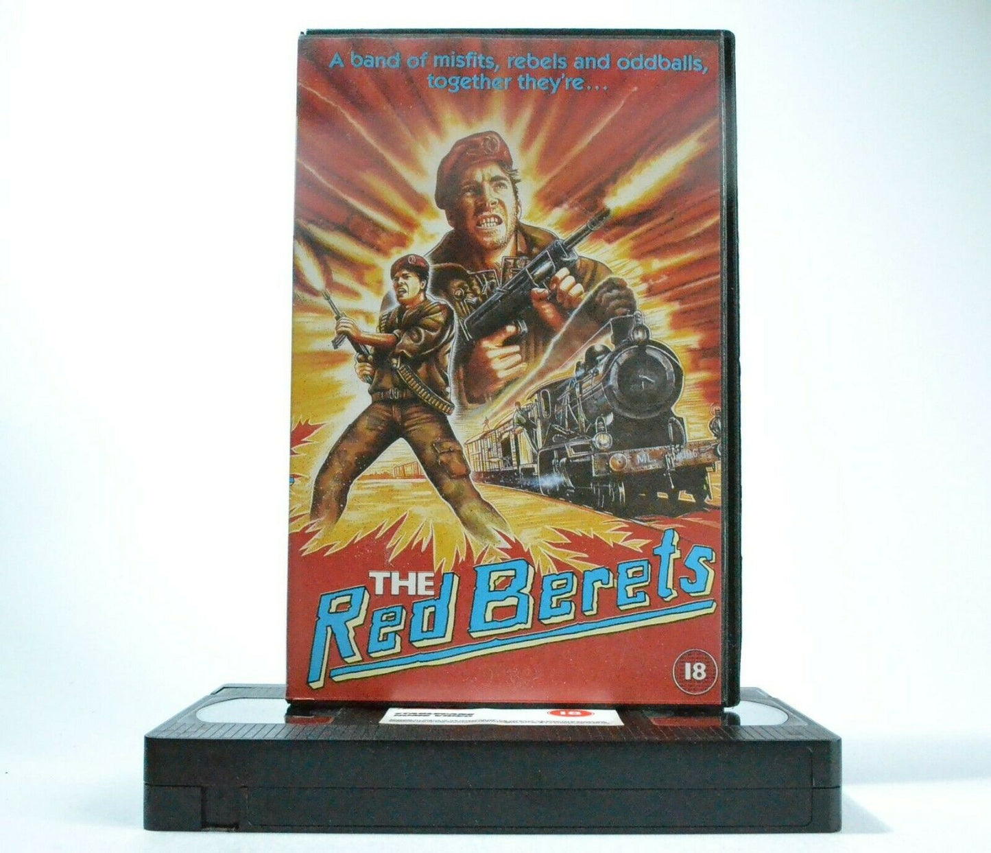 The Red Berets (Sette Baschi Rossi): Italian Action Drama - Large Box - Pal VHS-