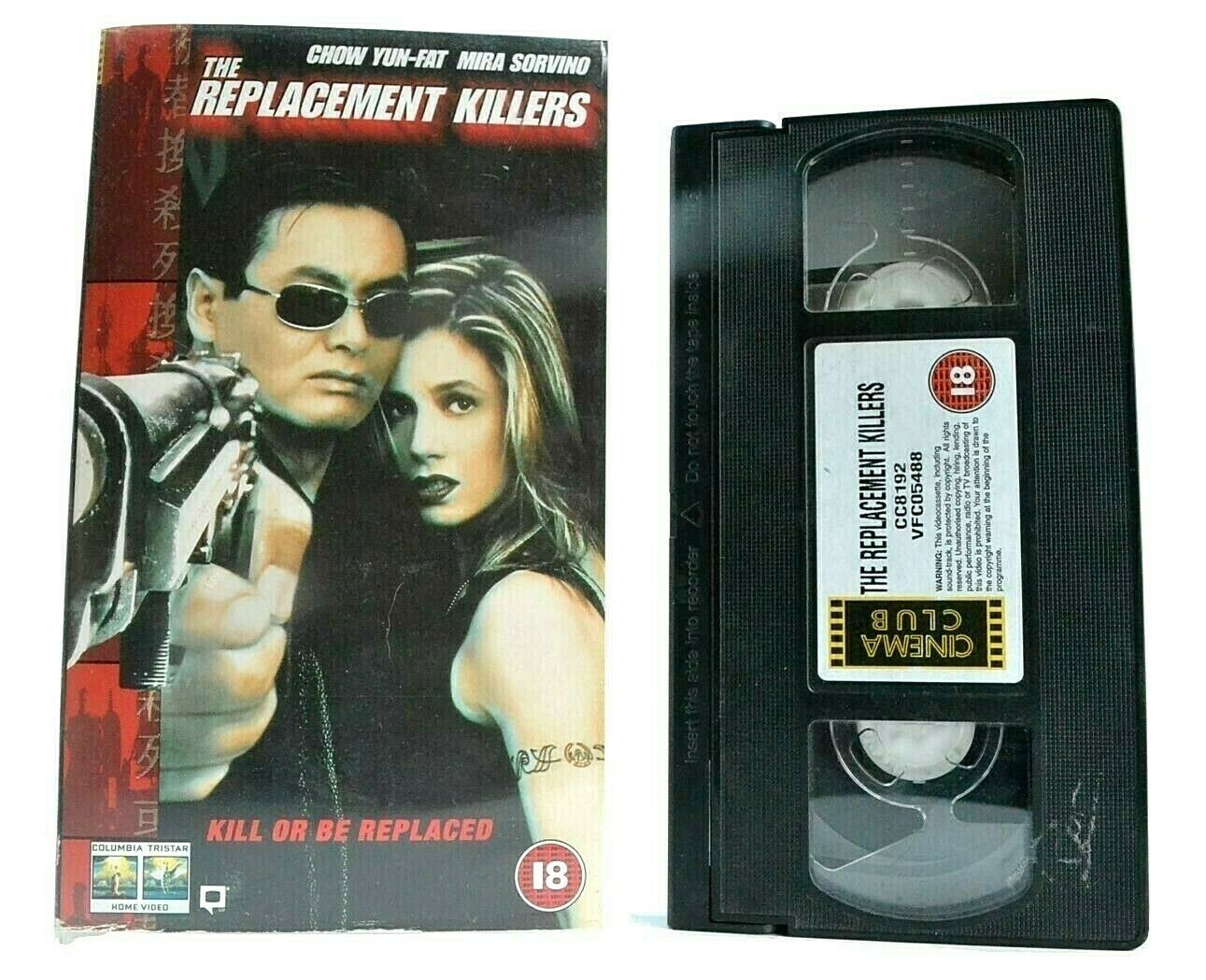 The Replacement Killers: Anti Hero Action - Chow Yun-Fat / Mira Sorvino - VHS-