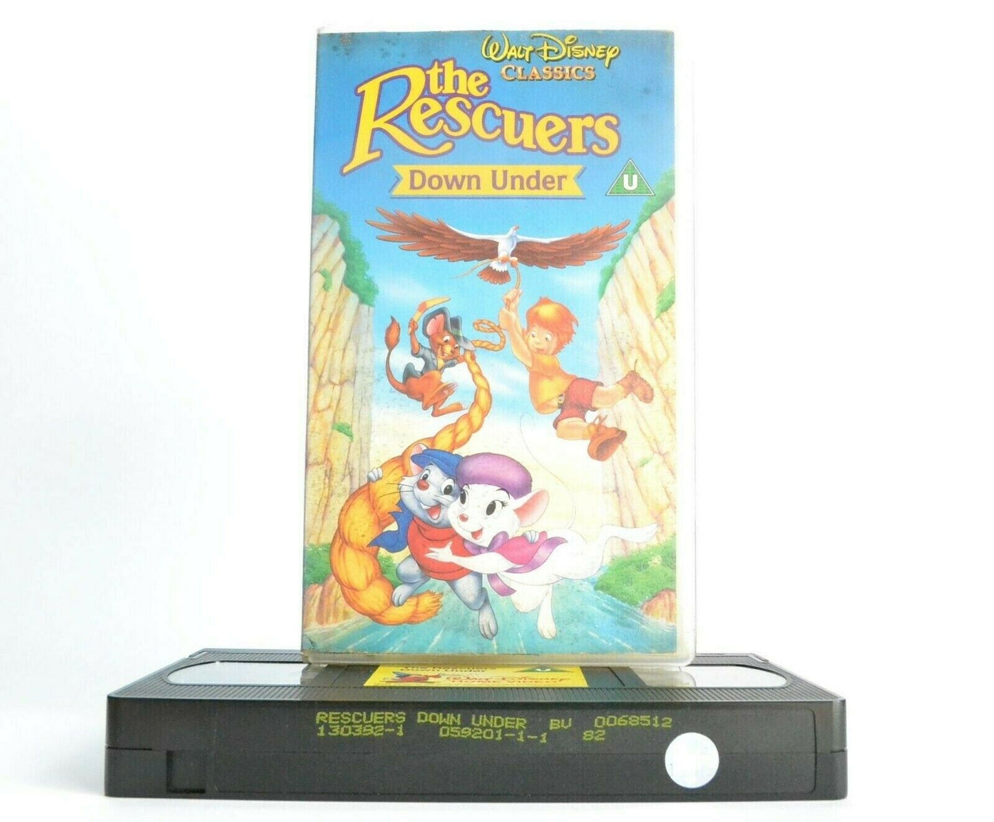 The Rescuers: Down Under - Walt Disney - Animated Adventures - Children's - VHS-