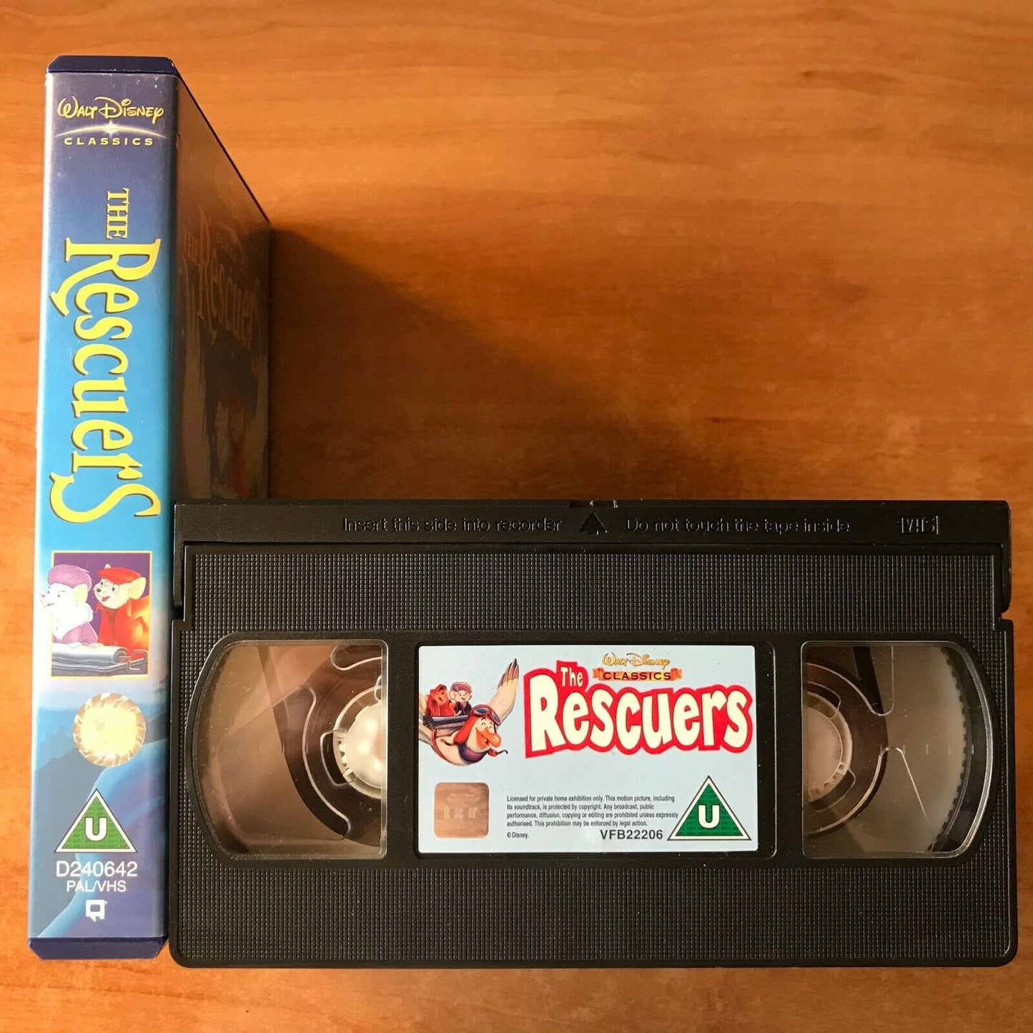 The Rescures - Animated - Miss Bianca - Madame Medusa - Children's - Pal VHS-