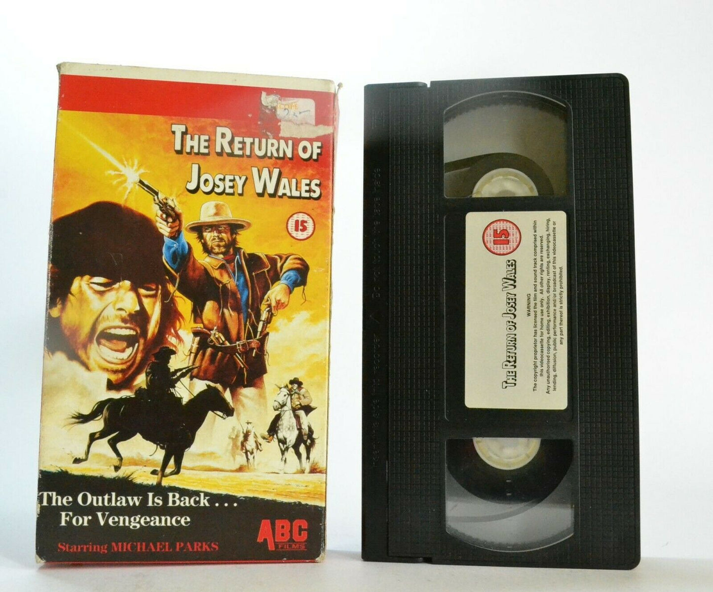 The Return Of Josey Wales (ABC Films) - Carton Box - Western - M.Parks - Pal VHS-