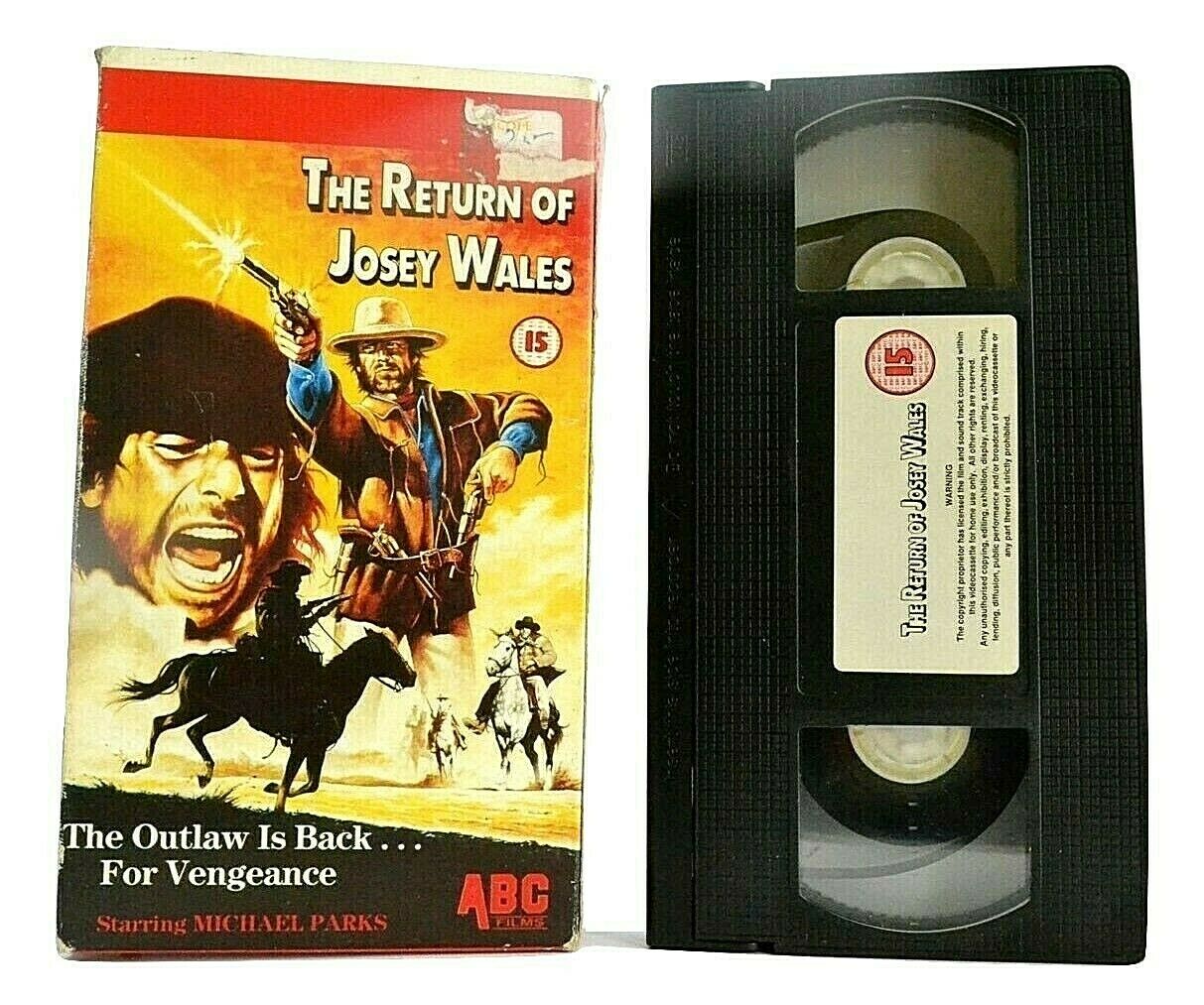 The Return Of Josey Wales (ABC Films) - Carton Box - Western - M.Parks - Pal VHS-