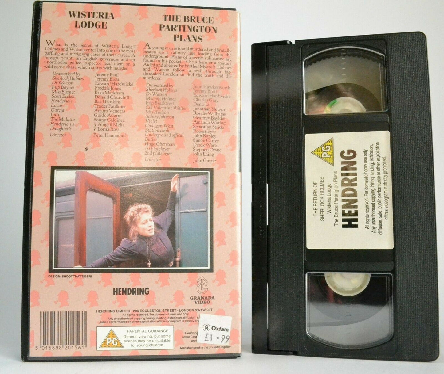 The Return Of Sherlock Holmes: Wisteria Lodge - Crime Series [Jeremy Brett] VHS-