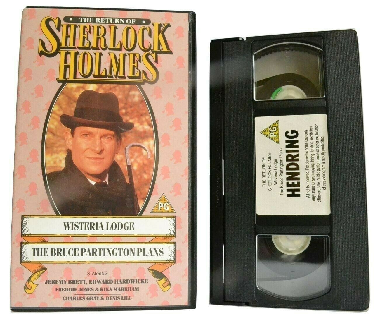 The Return Of Sherlock Holmes: Wisteria Lodge - Crime Series [Jeremy Brett] VHS-