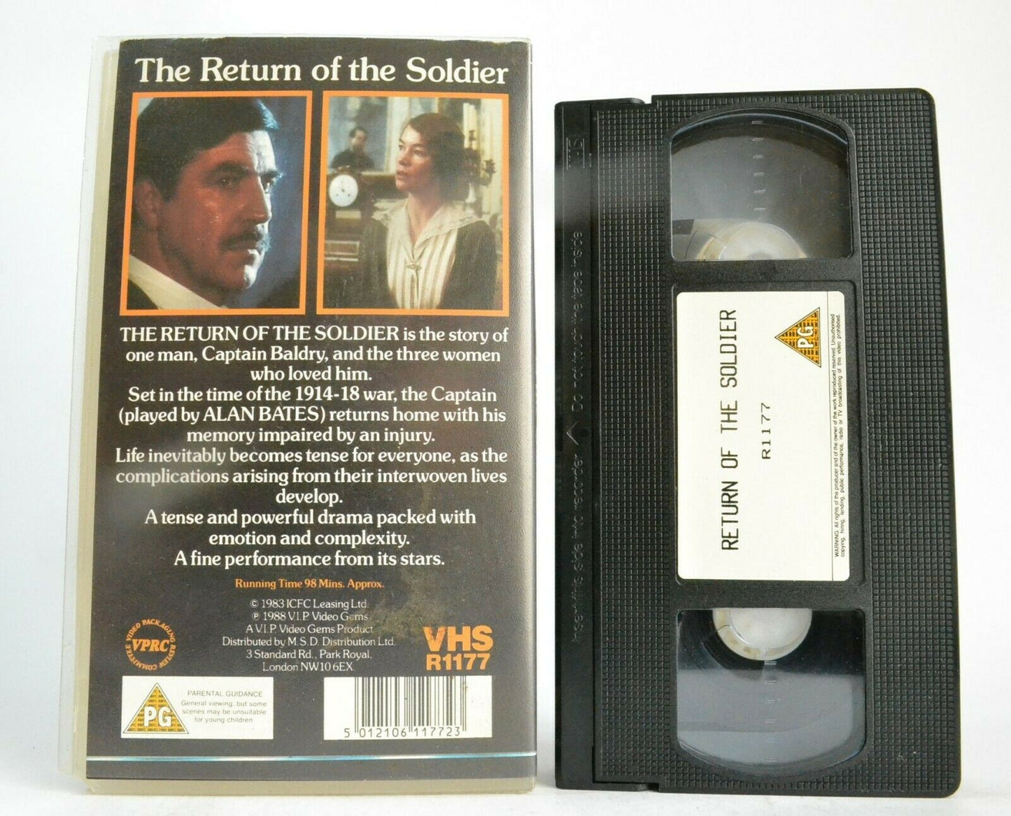 The Return Of The Soldier (1982); [Rebecca West] War Drama - Alan Bates - VHS-