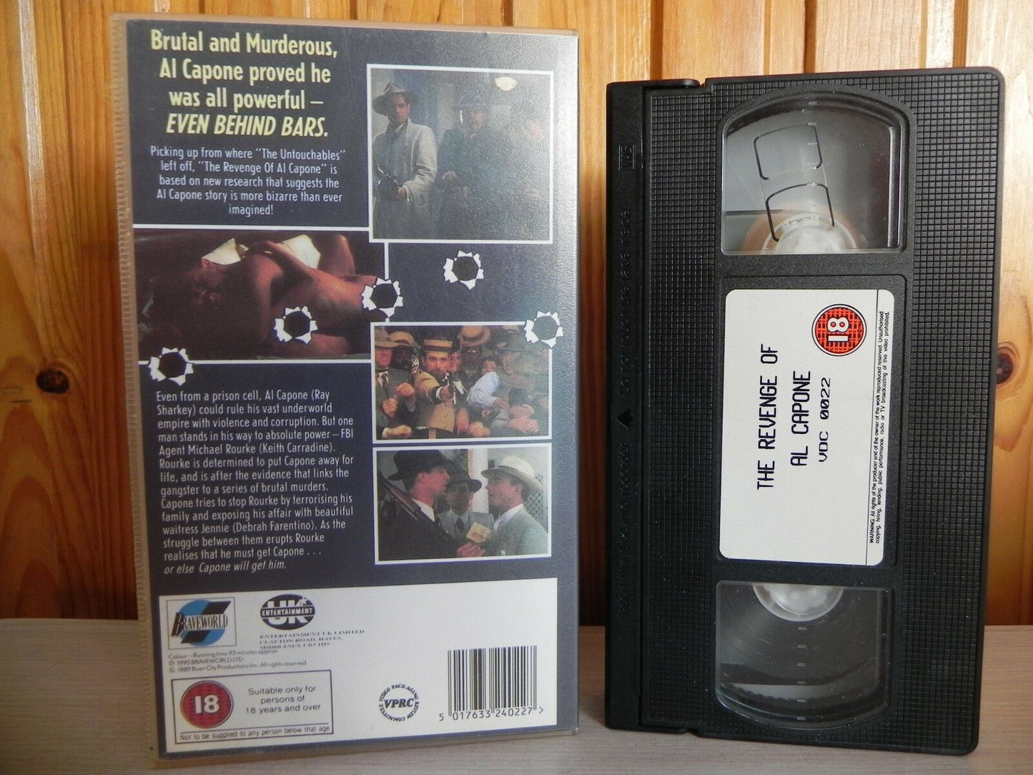 The Revenge Of Al Capone - Braveworld Release - 1989 Crime Thriller Video - VHS-