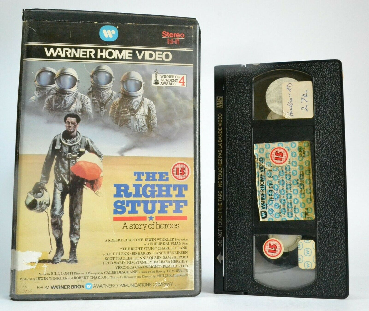 The Right Stuff: Breaking The Sound Barrier - Big Box - Pre-Cert - Drama - VHS-