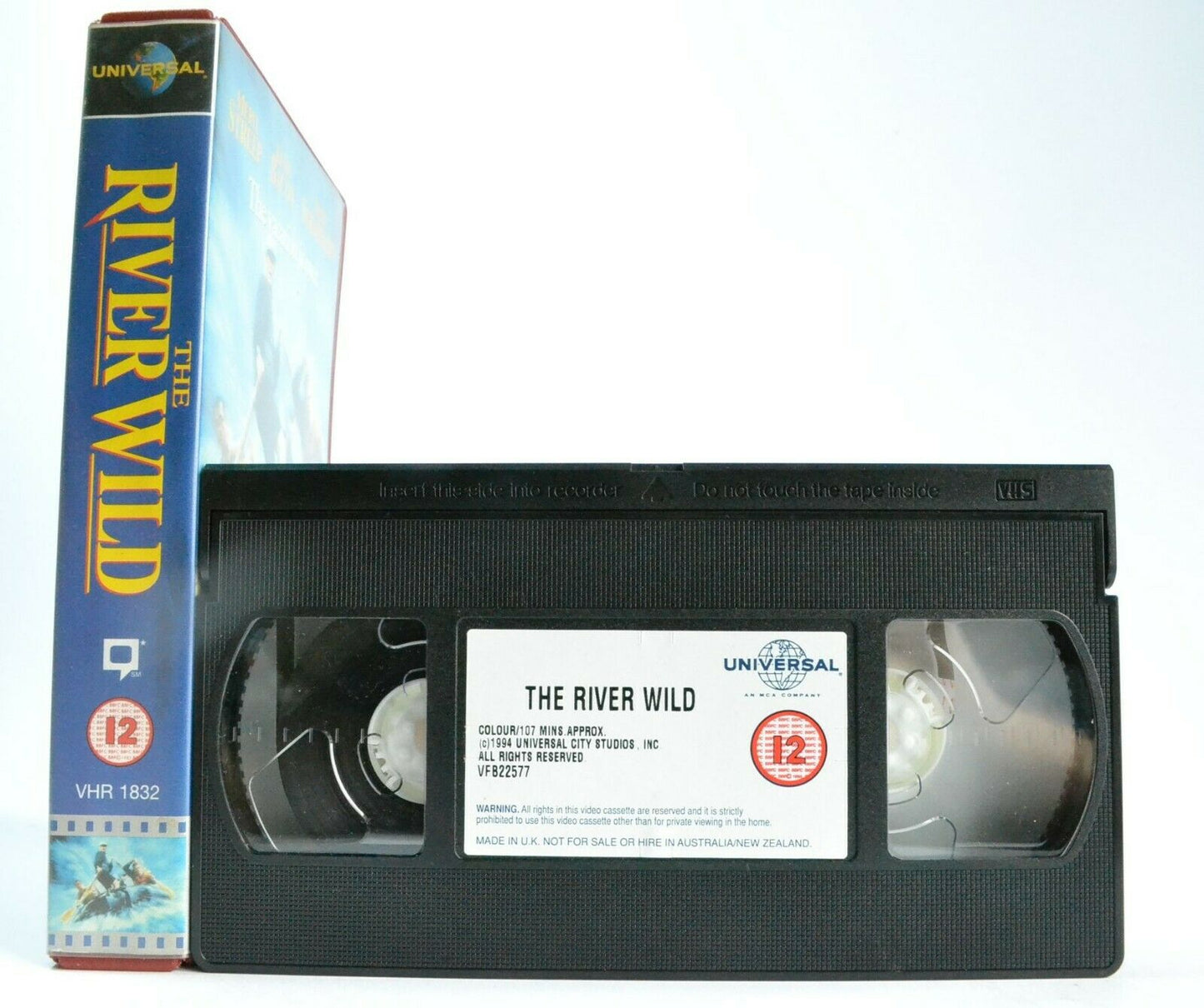 The River Wild (1994): Dramatic Adventure - Meryl Streep / Kevin Bacon - Pal VHS-