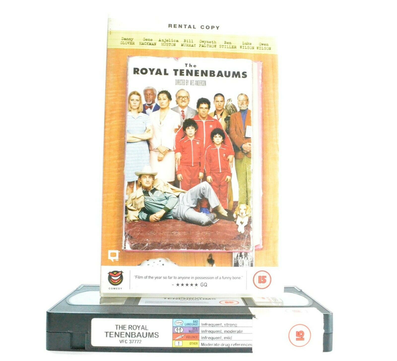 The Royal Tenenbaums: Film By W.Anderson - Comedy (2001) - Large Box - Pal VHS-