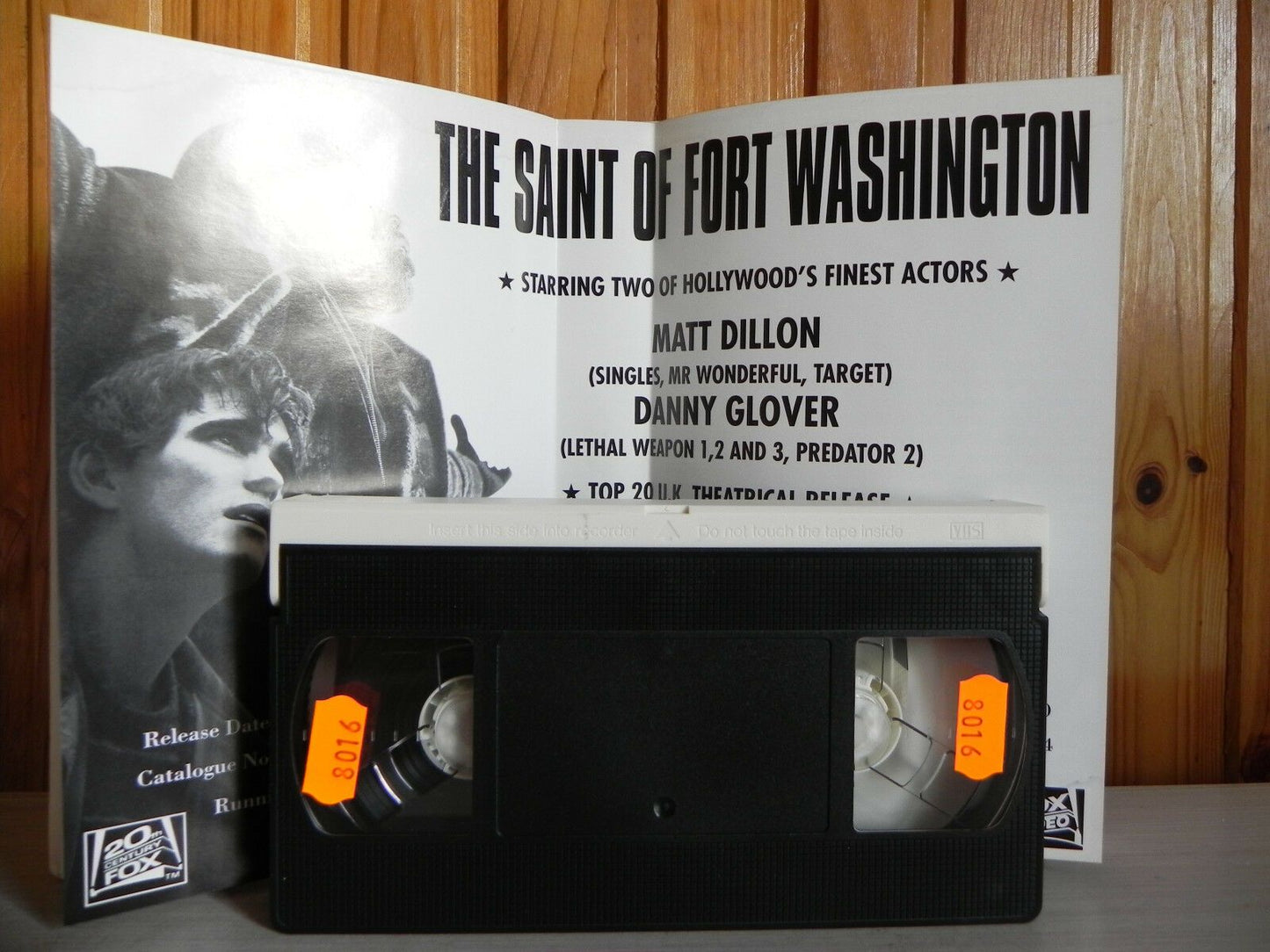 The Saint Of Fort Washington - Fox Video - Drama - Matt Dillon - Large Box - VHS-