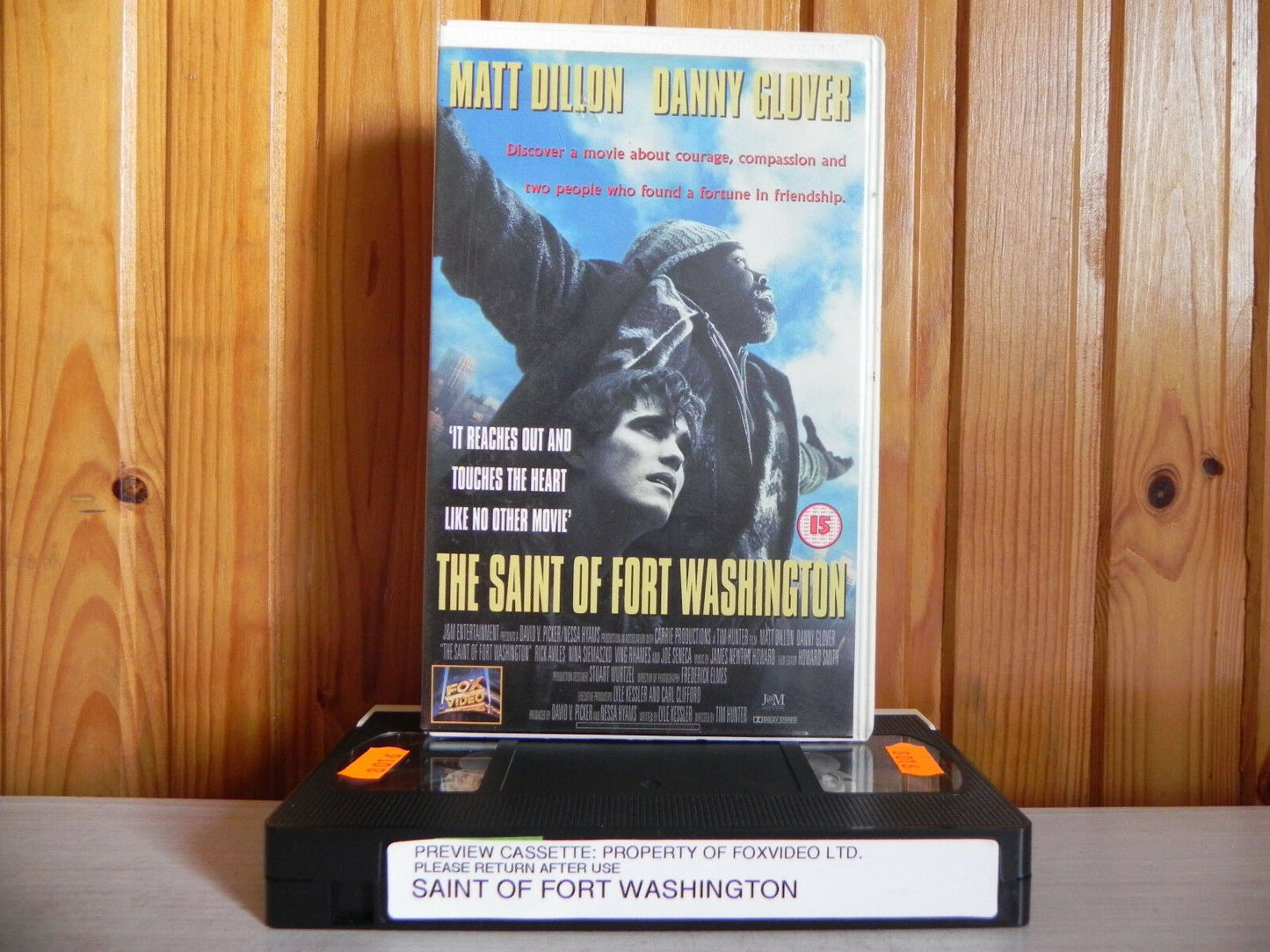 The Saint Of Fort Washington - Fox Video - Drama - Matt Dillon - Large Box - VHS-