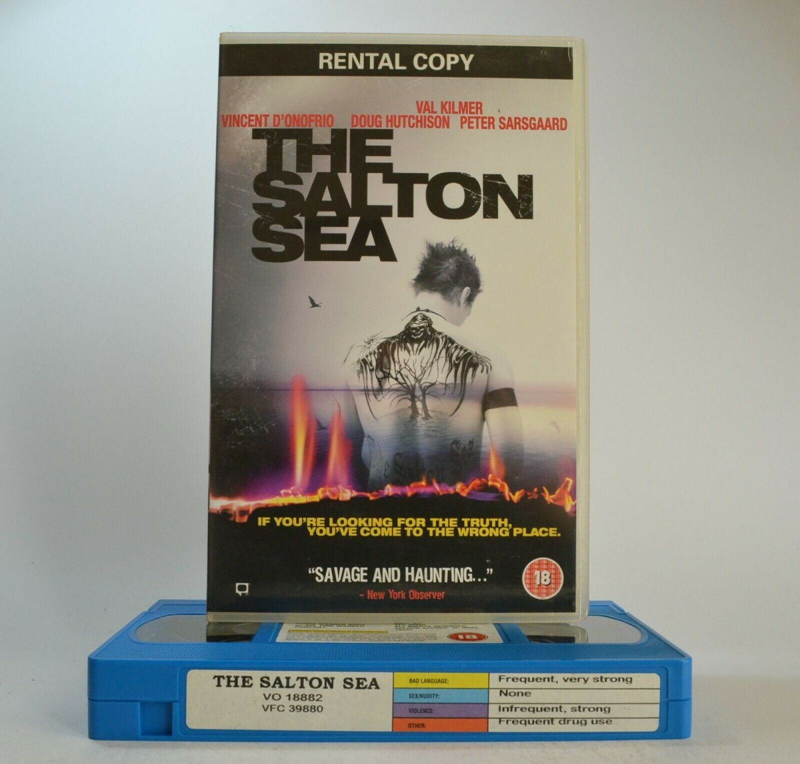 The Salton Sea: Neo-Noir Thriller - Large Box - Ex-Rental - Val Kilmer - Pal VHS-