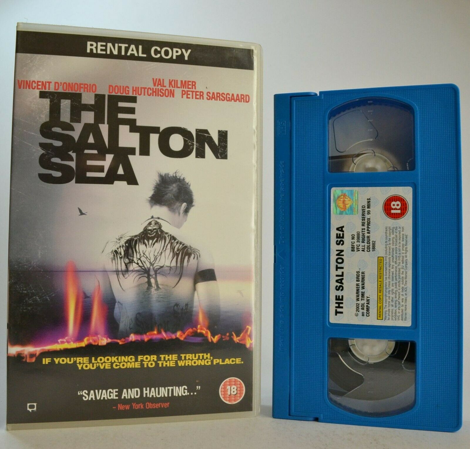 The Salton Sea: Neo-Noir Thriller - Large Box - Ex-Rental - Val Kilmer - Pal VHS-