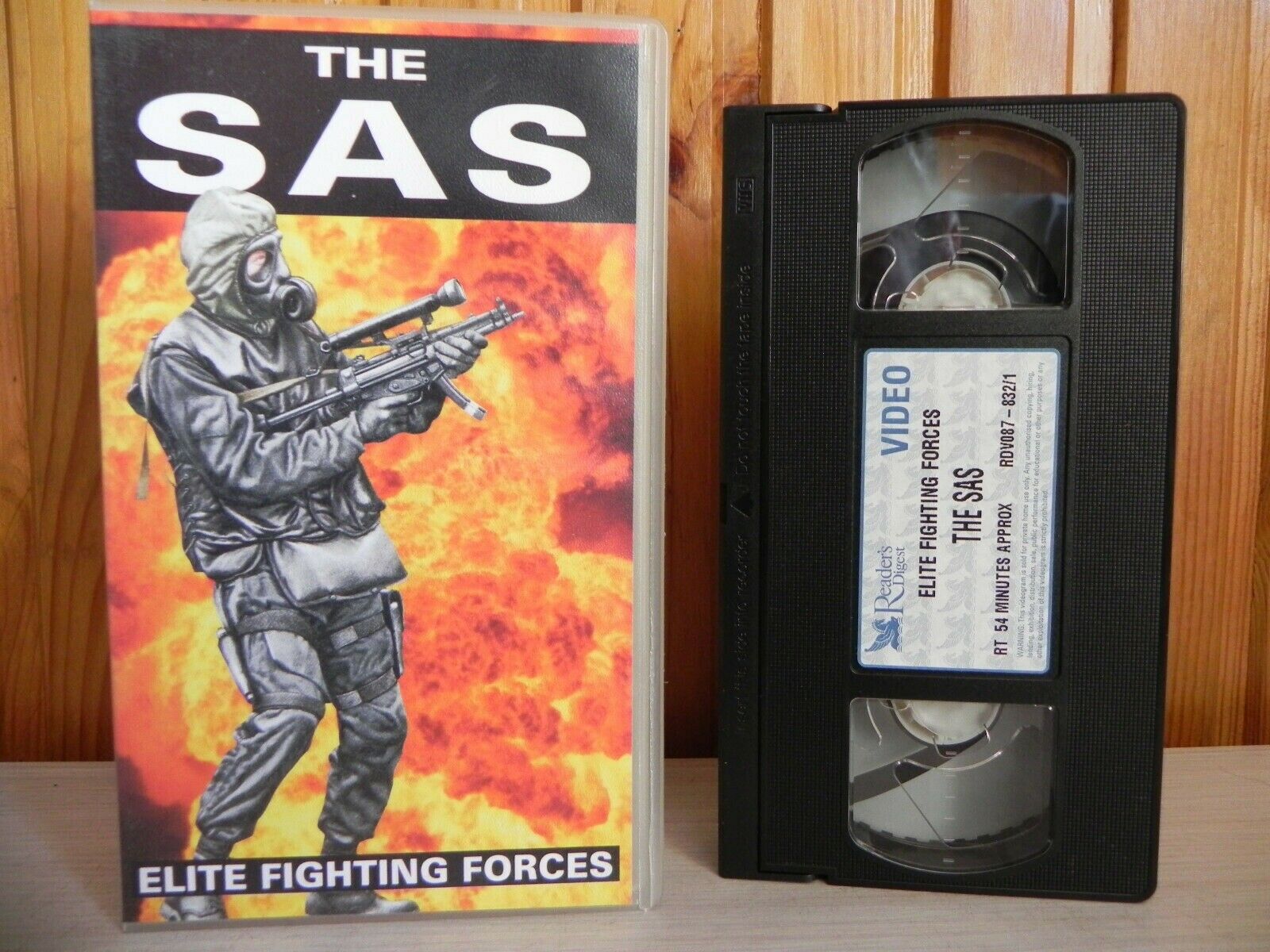 The Sas - Elite Fighting Forces - DD Video - Television - Action - Pal VHS-