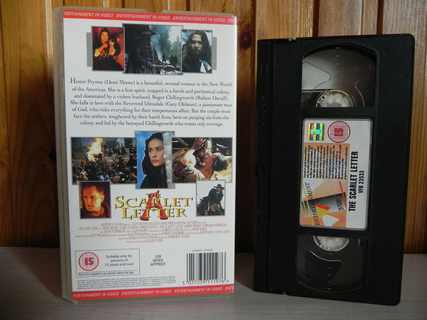 The Scarlet Letter - Drama - Demi Moore - Robert Duvall - Gary Oldman - Pal VHS-