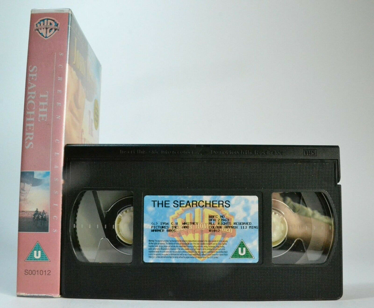 The Searchers (1956); [John Ford] Western - John Wayne / Natalie Wood - Pal VHS-