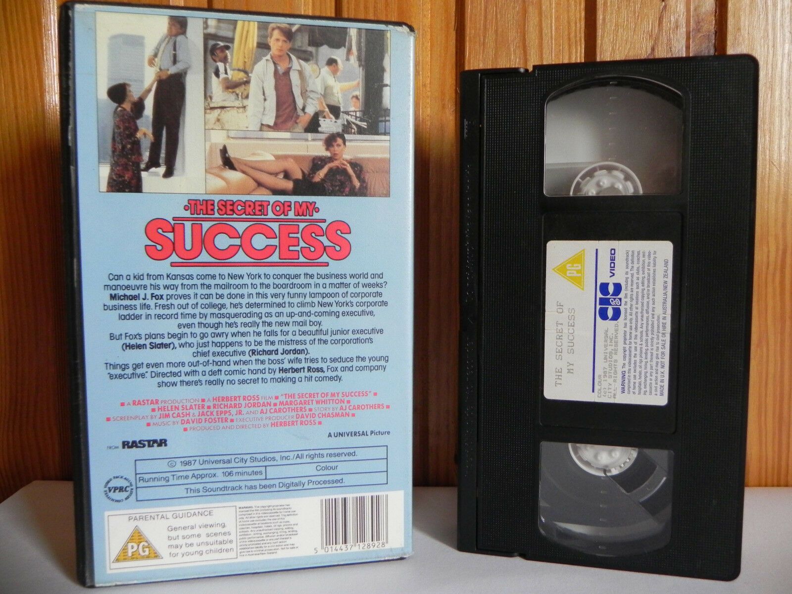 The Secret Of My Success - CIC - Comedy - Michael J.Fox - Helen Slater - Pal VHS-