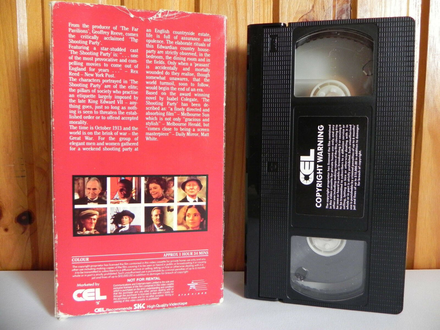 The Shooting Party - Star Video - Drama - James Mason - Dorothy Tutin - Pal VHS-