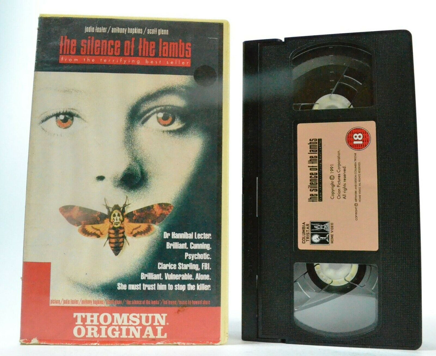 The Silence Of The Lambs; [Thomas Harris] - Thriller - Anthony Hopkins - Pal VHS-